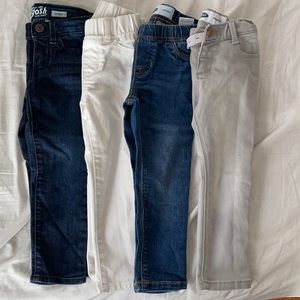 Toddler jeans - Gap, Old Navy, Osh Kosh